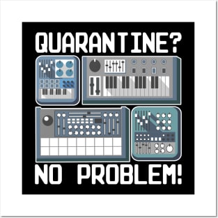 Analog Modular Synthesizer Synth Corona Quarantine Posters and Art